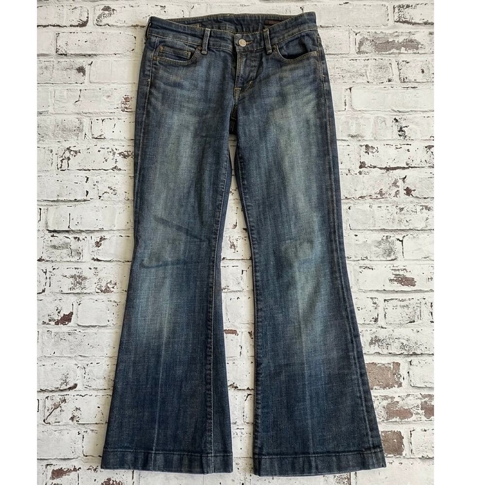 Citizens of Humanity Dunaway Low Waist Flare Leg Jeans Y2K Size 27 throwback